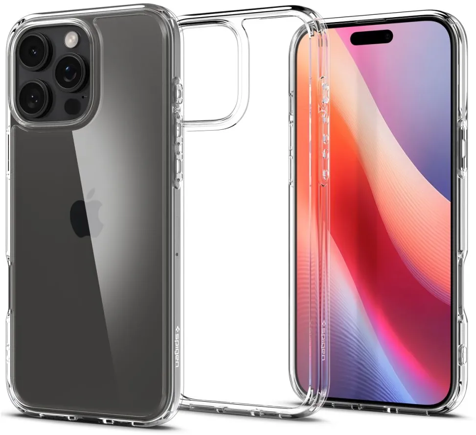 Husa pentru iPhone 16 Pro - Spigen Ultra Hybrid - Crystal Clear