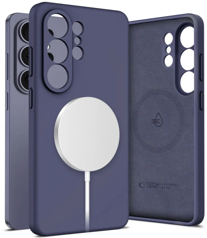 Tech-Protect Silicone MagSafe Case for Samsung Galaxy S26 Ultra - Purple