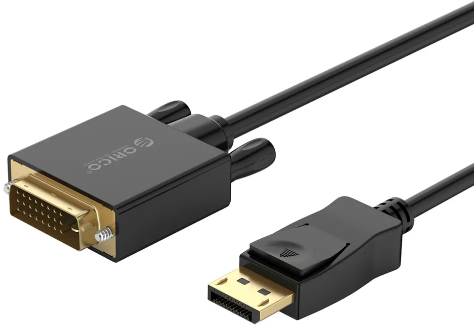 Orico XD-DTD DisplayPort to DVI 4K Cable 1m - Black