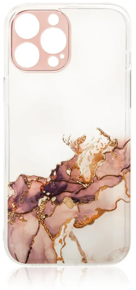 Marble Case for Xiaomi Redmi Note 11 Gel Cover Marble Brown