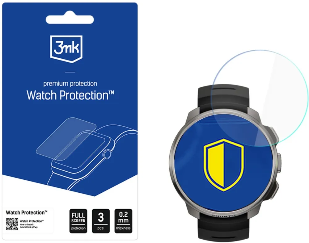 Hybrid Glass 3mk Watch Protection FlexibleGlass for Suunto Ocean