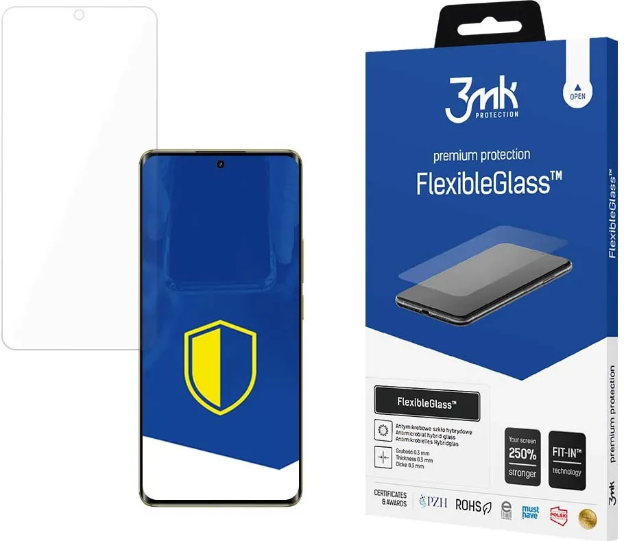 Hybrid Glass 3mk FlexibleGlass on Realme 12 5G