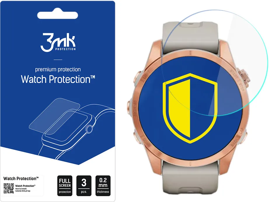 Garmin Fenix 7s - 3mk Watch Protection™ v. FlexibleGlass Lite