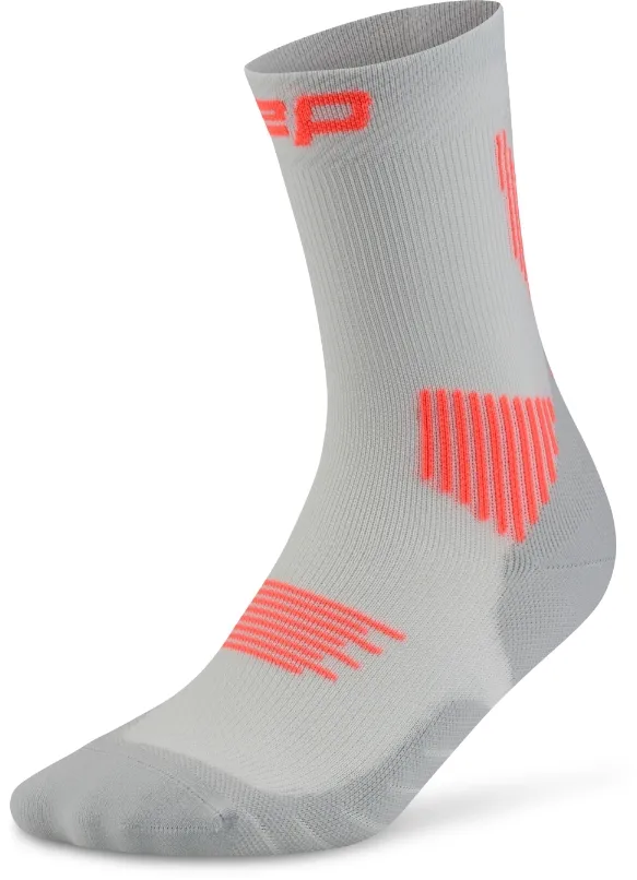 CEP - sosete compresie mid cut - Run 5.0 - grey - IV (42-45)