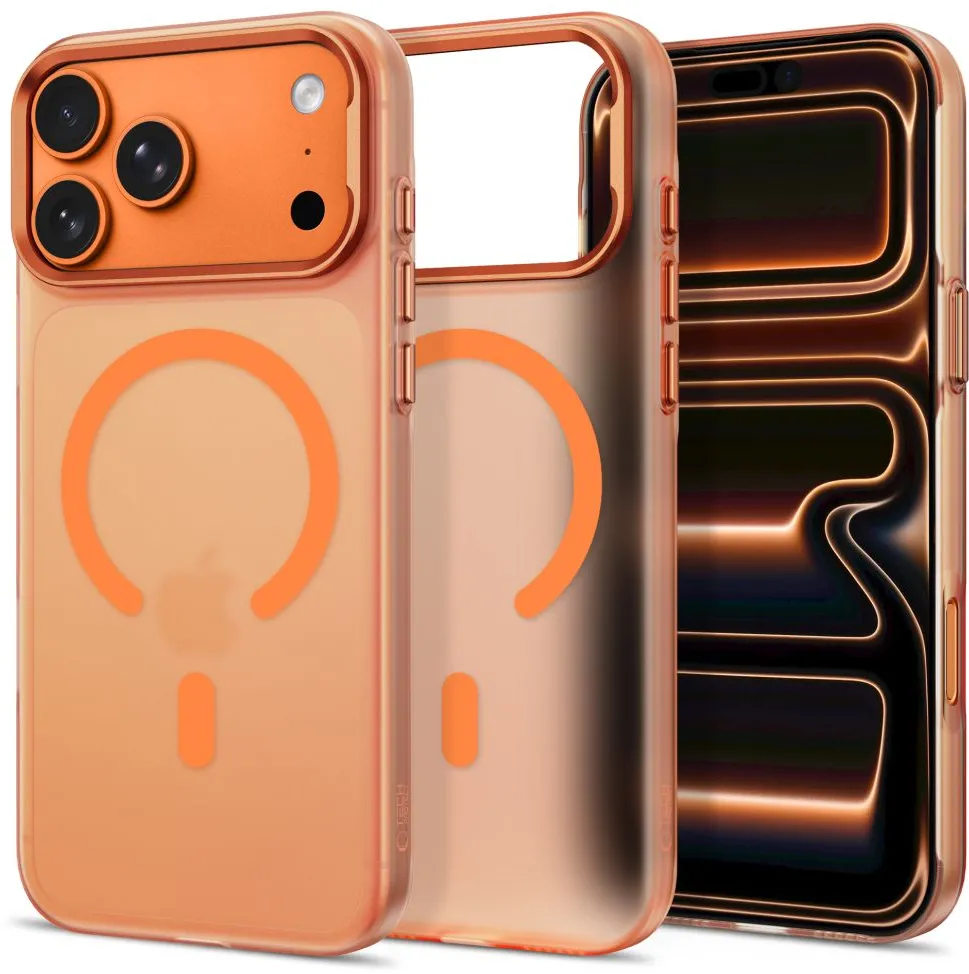 Tech-Protect MagZero MagSafe case for iPhone 17 Pro Max / 18 Pro Max - matte orange