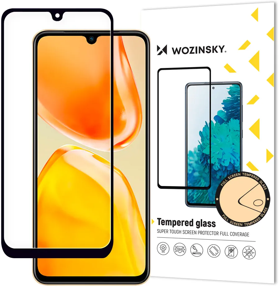 Wozinsky Full Glue Tempered Glass Vivo X80 Lite / V25 Full Screen with Frame black (case friendly)