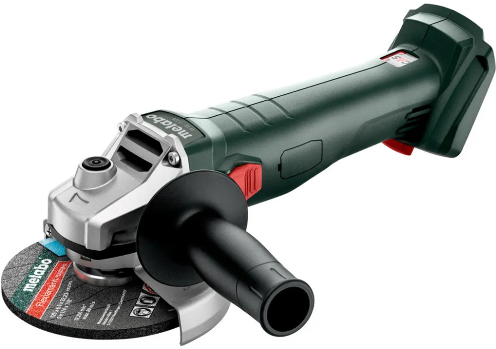 W 18 7-125 (602371840) cordless angle grinder, 18 volts (green/black, without battery and charger, in metabox)