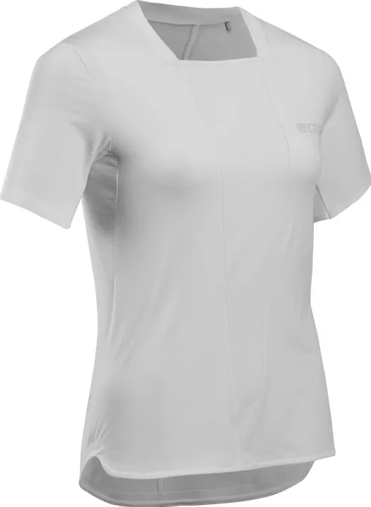 CEP - tricou tehnic - the run shirt short sleeve v4 - white - XXL