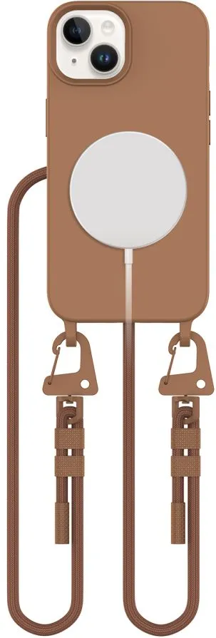 Tech-Protect MagNecklace MagSafe iPhone 15 Case - Brown