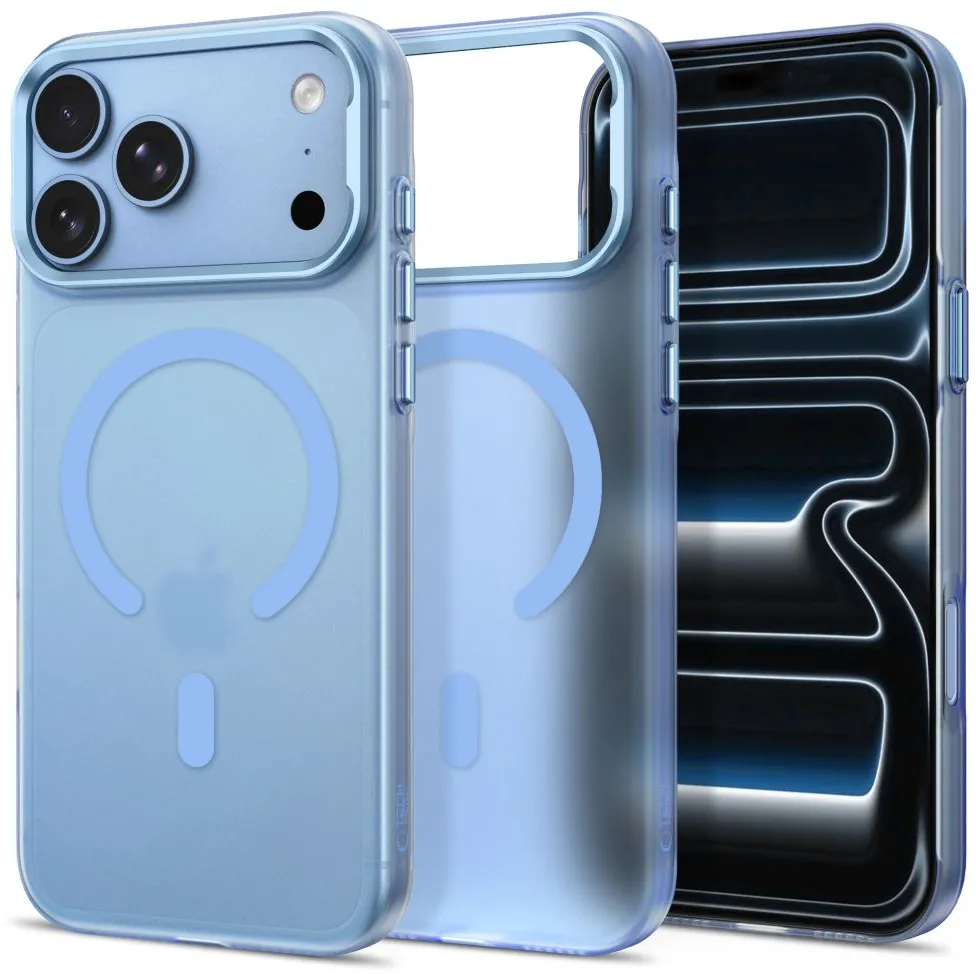 Tech-Protect MagZero MagSafe case for iPhone 17 Pro Max / 18 Pro Max - light blue matte