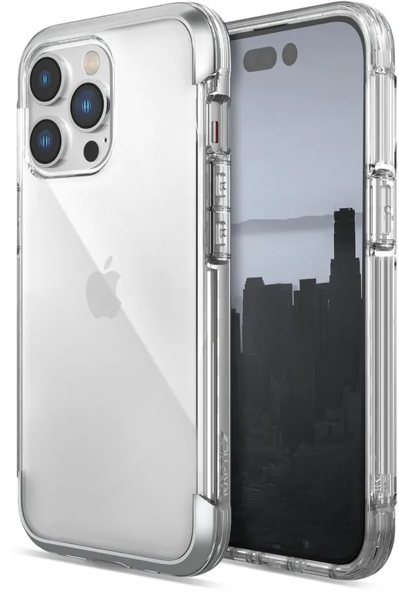 Raptic X-Doria Air Case iPhone 14 Pro Armored Case Silver