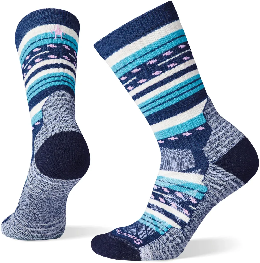 Smartwool - sosete - Hike Margarita W | Light Cushion | Crew - Alpine Blue - S - 34-37