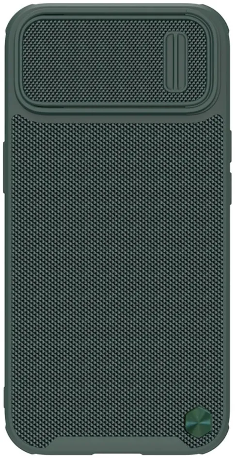 Nillkin Textured S Case iPhone 14 Plus armored cover with camera cover green