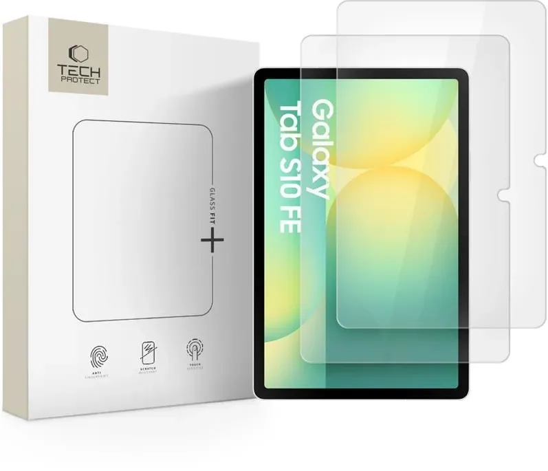 Tech-Protect Glass Fit+ 2-pack tempered glass for Samsung Galaxy Tab S7 / S8 / S9 11.0 / S9 FE / S10 FE 10.9 - transparent