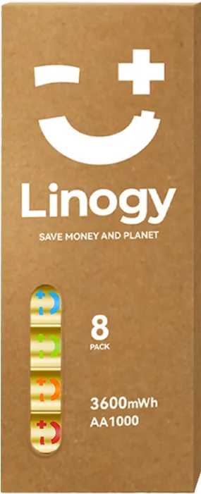 Set de baterii LINOGY AA Li-ion Pro - set de 8 bucăți