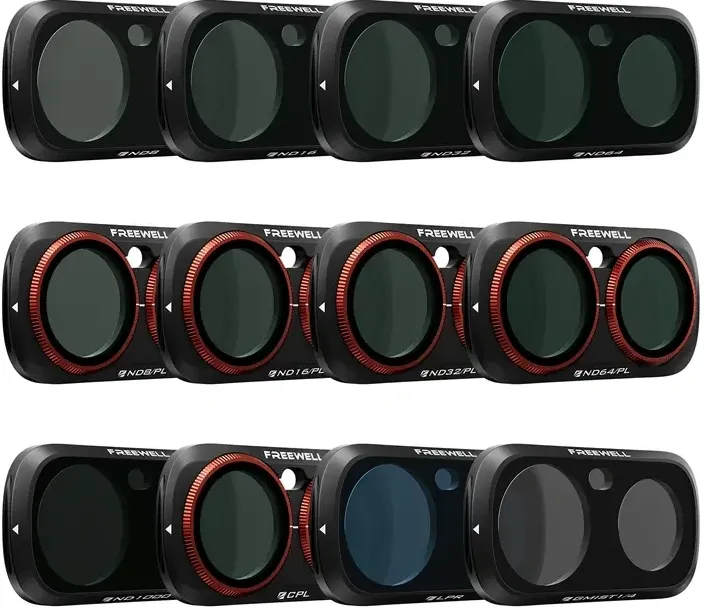 Set de filtre Freewell Insta360 Luna Ultra (12 piese)