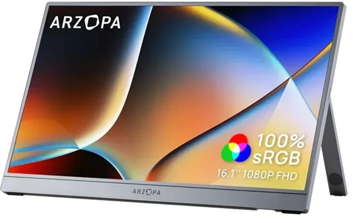 Monitor portabil ARZOPA Z1C de 16,1" (gri)