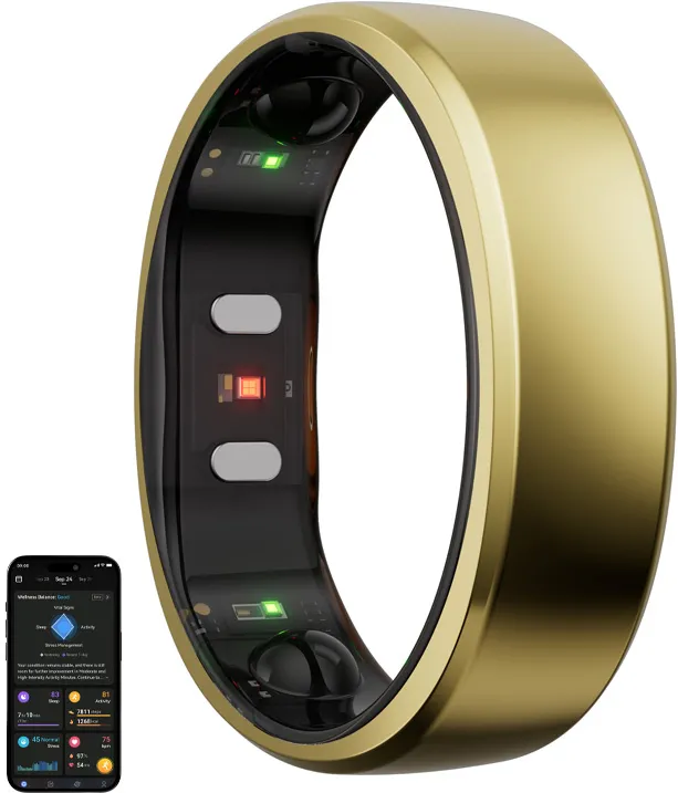 Smartring RingConn Gen 2 (mărimea 13, auriu)