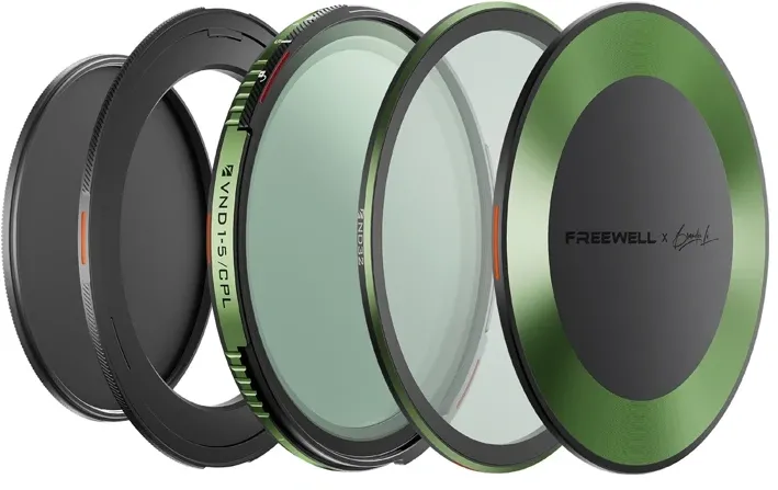 Set de filtre ND/CPL cu densitate variabilă Freewell Brandon Li 72 mm