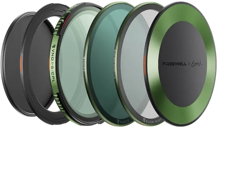 Set de filtre ND/CPL cu densitate variabilă Freewell Brandon Li 77 mm