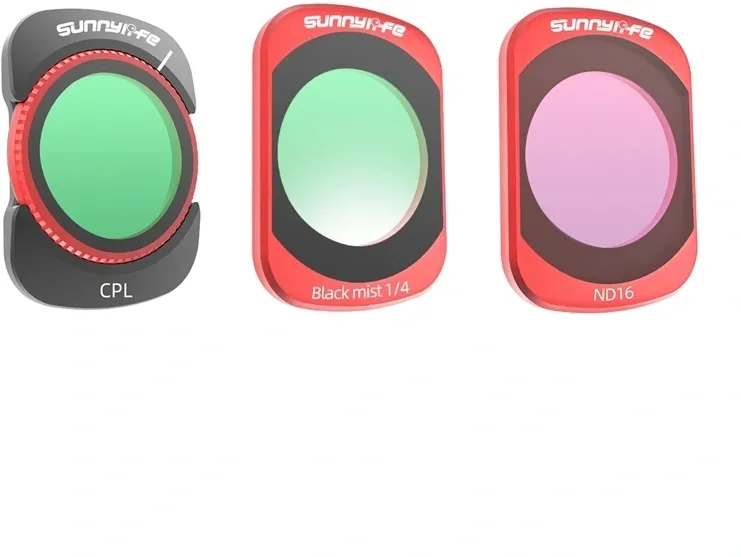 Set de filtre Sunnylife Pocket 4/3 CPL ND16 1/4 Black Mist