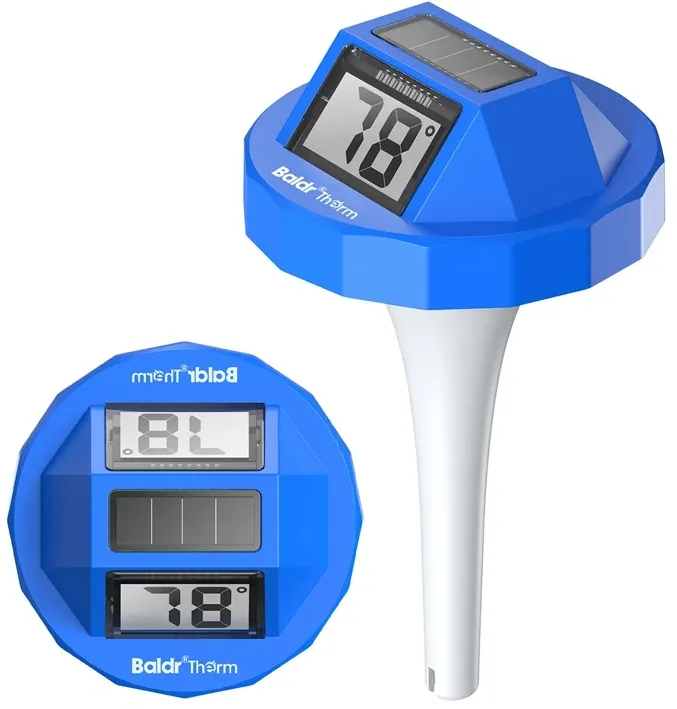 BALDRTHERM B0705T Termometru pentru piscină alimentat cu energie solară