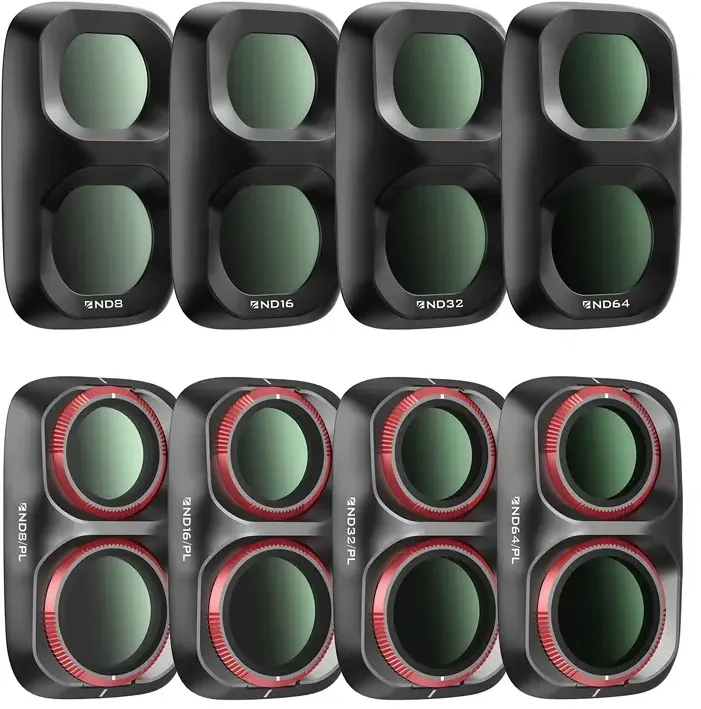Set de filtre Freewell Osmo Pocket 4P pentru utilizare pe toată durata zilei (pachet de 8 bucăți)