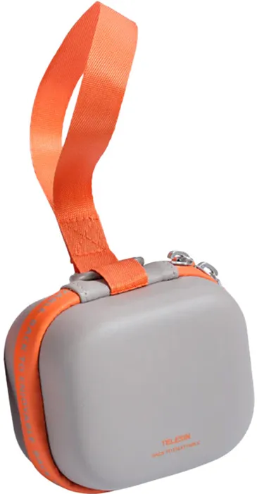 Telesin DisAdv EVA Universal Mini Geantă de transport pentru aparate foto sportive (gri-portocaliu)