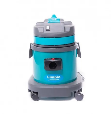 Aspirator Limpio CB15B Plastic, 1000 W, Umeda/Uscata, 15 l, Gri/Albastru