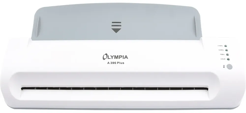 OLYMPIA Laminator A3, A396 Plus, temperatura ajustabila, 75-175 microni, alb