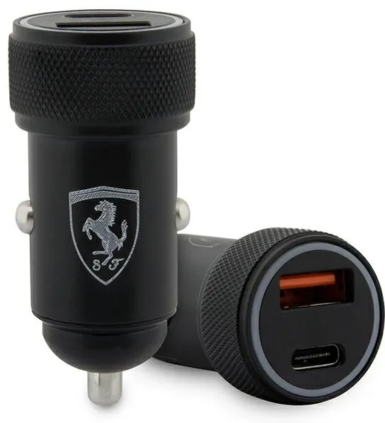 Incarcator auto Ferrari PD-QC 3.0 20W negru