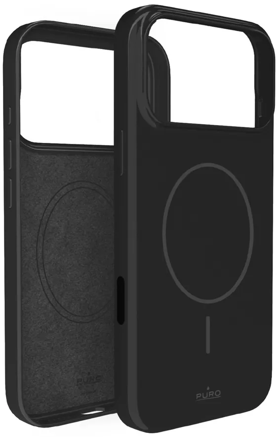 Puro Pulse Protective Case for iPhone 17 Pro Max Polycarbonate - Black