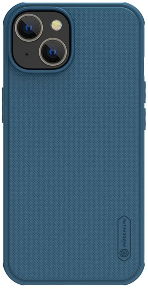 Nillkin Super Frosted Shield Pro Magnetic Case for iPhone 14 Plus with MagSafe magnetic blue