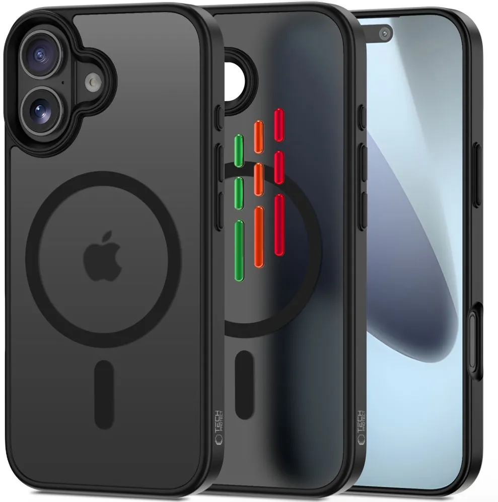 Tech-Protect MagMat XT 4-set MagSafe case for iPhone 17 - matte black