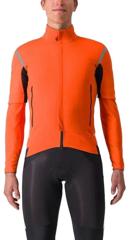 Castelli - jacheta iarna 4-16 gr C - Perfetto RoS Convertible - portocaliu - L