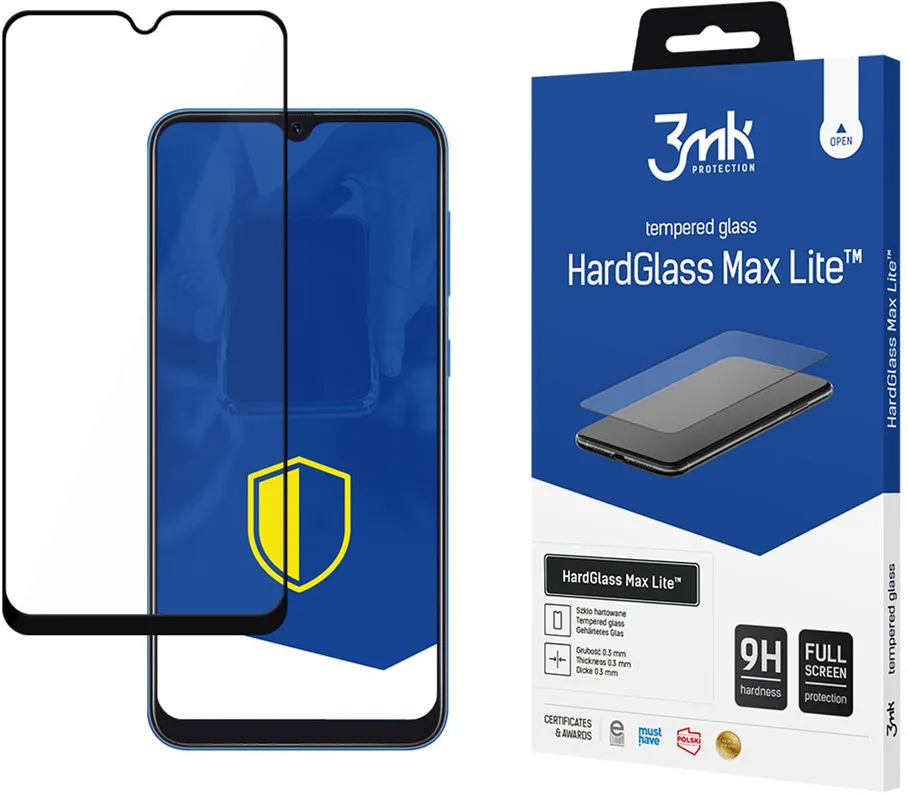9H 3mk HardGlass Max Lite™ glass for Samsung Galaxy A50