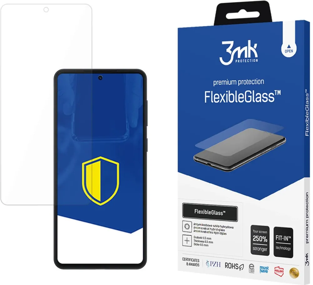 Tempered glass 3mk FlexibleGlass for Samsung Galaxy M55