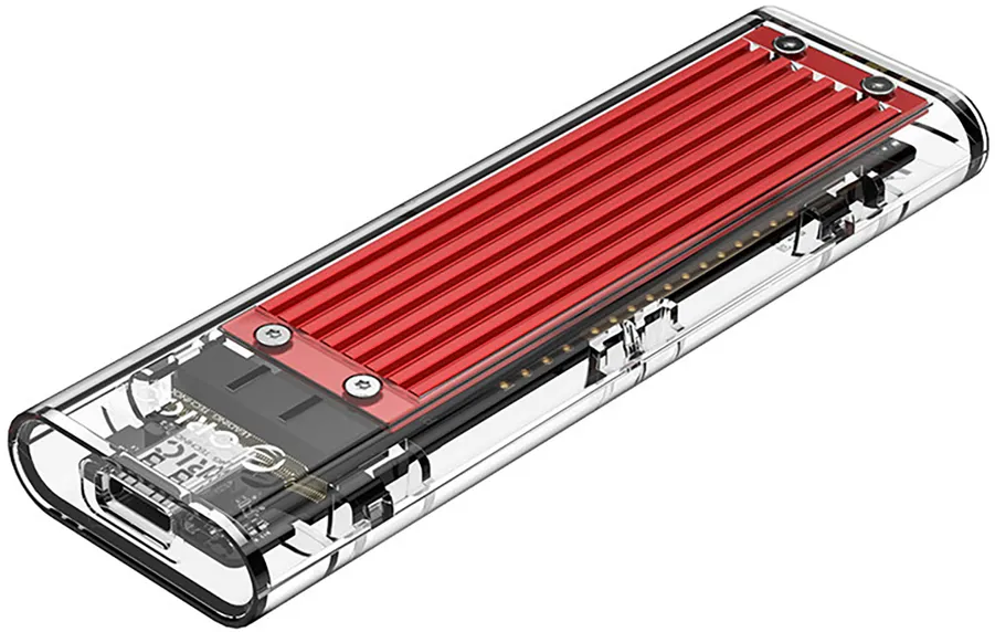 Orico TCM2-C3 M.2 NVME to USB-C 10Gb/s Disk Drive - Red