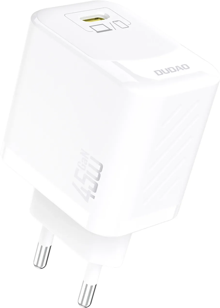 Incarcator de priza Dudao A28 GaN 45W USB-C alb