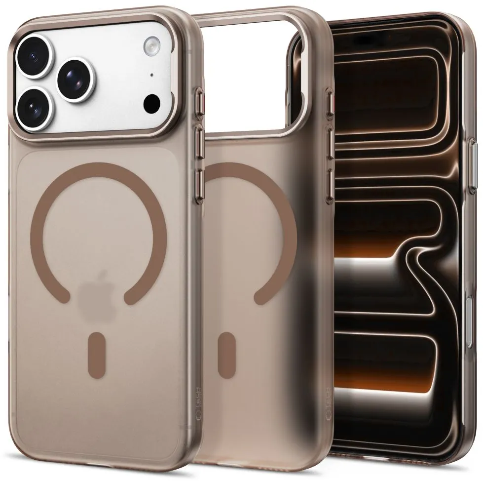Tech-Protect MagZero MagSafe case for iPhone 17 Pro / 18 Pro - brown matte