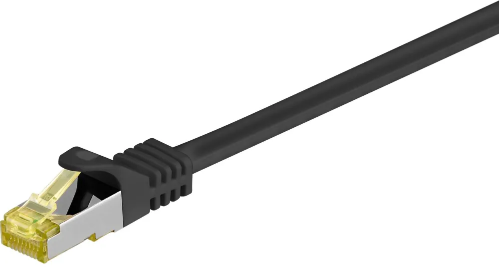 goobay Patch cable SFTP m.Cat7 black 2,00m - LSZH