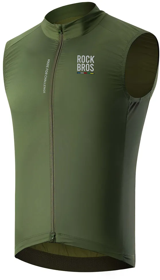 Vesta ciclism barbati Rockbros TLMJ003-01 ROAD TO SKY S verde