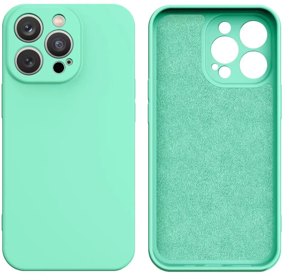 Silicone case for Samsung Galaxy A14 5G / Galaxy A14 silicone cover mint green