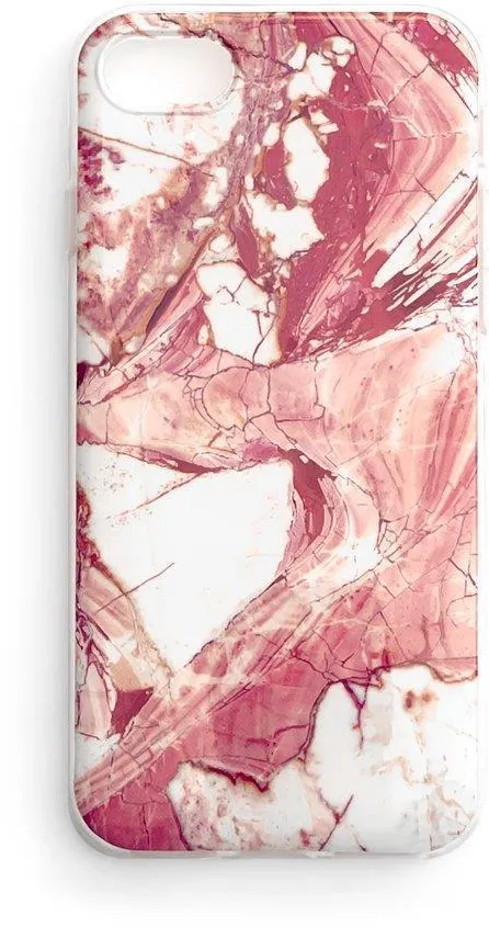 Wozinsky Marble TPU cover gel marble for Samsung Galaxy S22 + (S22 Plus) pink