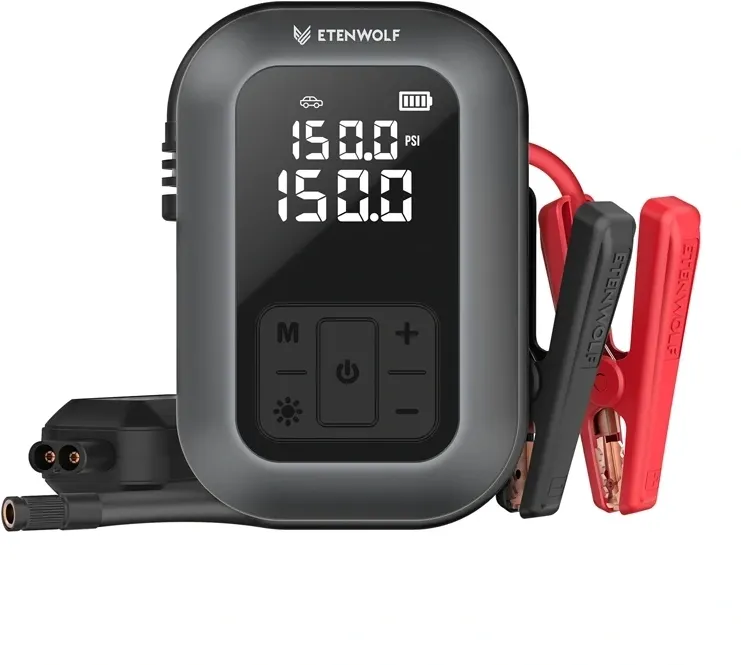 Compresor de aer auto Etenwolf X5 Pro, 11,03 bar, 6000 mAh