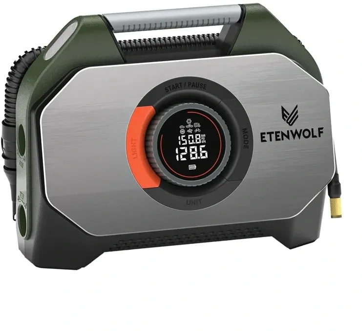 Compresor auto Etenwolf S7, 11,03 bar, 38.400 mAh