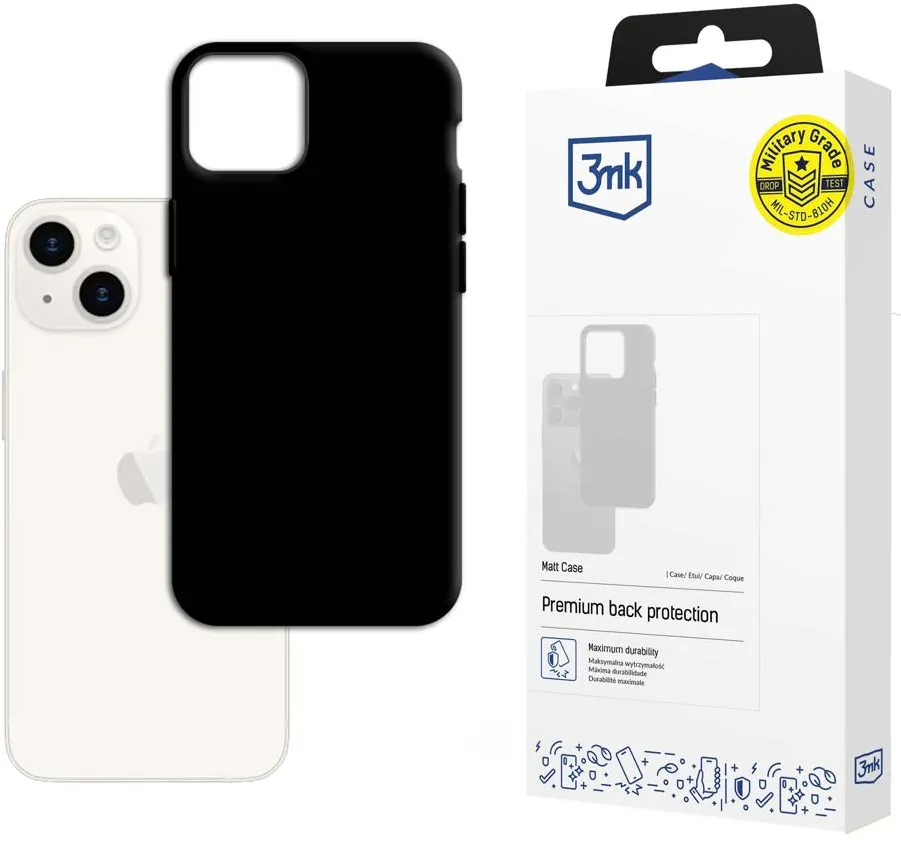 Matt Case iPhone 15 6,1 black