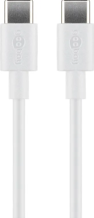 Cablu incarcare si sincronizare GOOBAY 66317 USB-C la USB-C 1 m alb