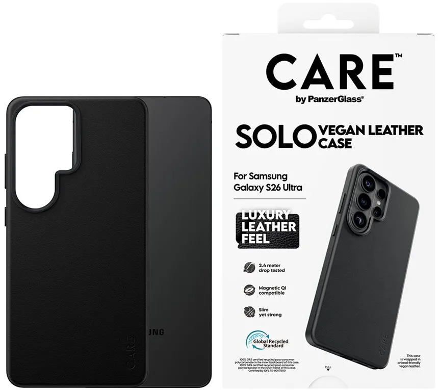 CARE by PanzerGlass Solo Case Black Samsung New Galaxy S26 Ultra
