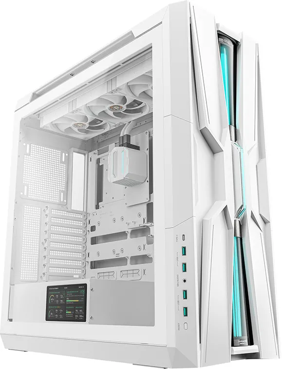 Deepcool GENOME III Integrated Liquid Cooling Case, White